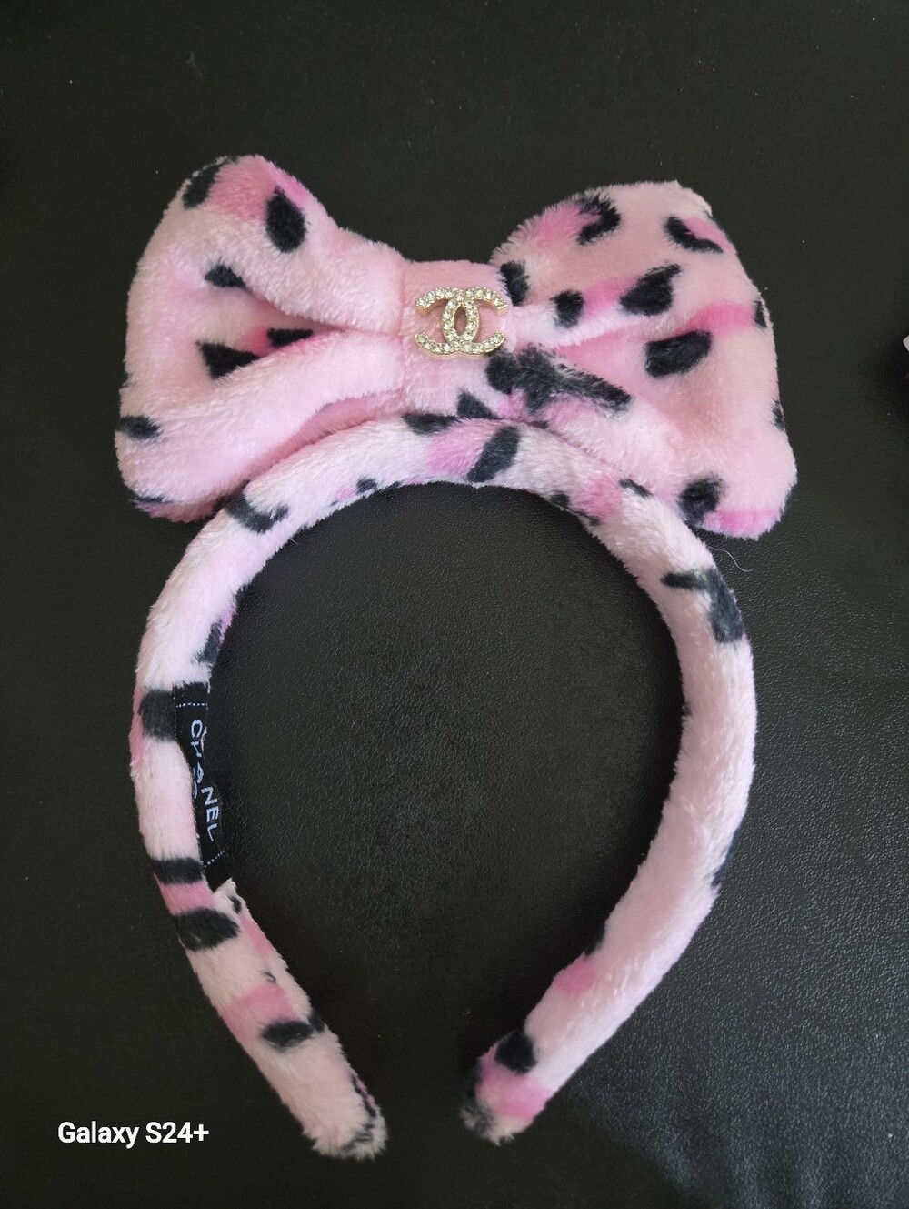 ✨️FASHION SPA HEADBAND PINK & BLACK